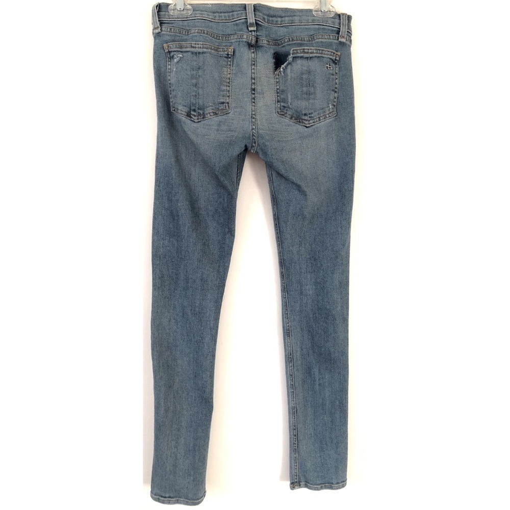 Rag & Bone Skinny La Costa Repair Distressed Jeans 29" - Picture 7 of 7